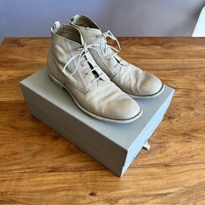 Officine Creative Grey Leather Laine Boots - orig $645! Worn twice.